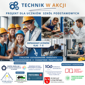 plakat technik w akcji