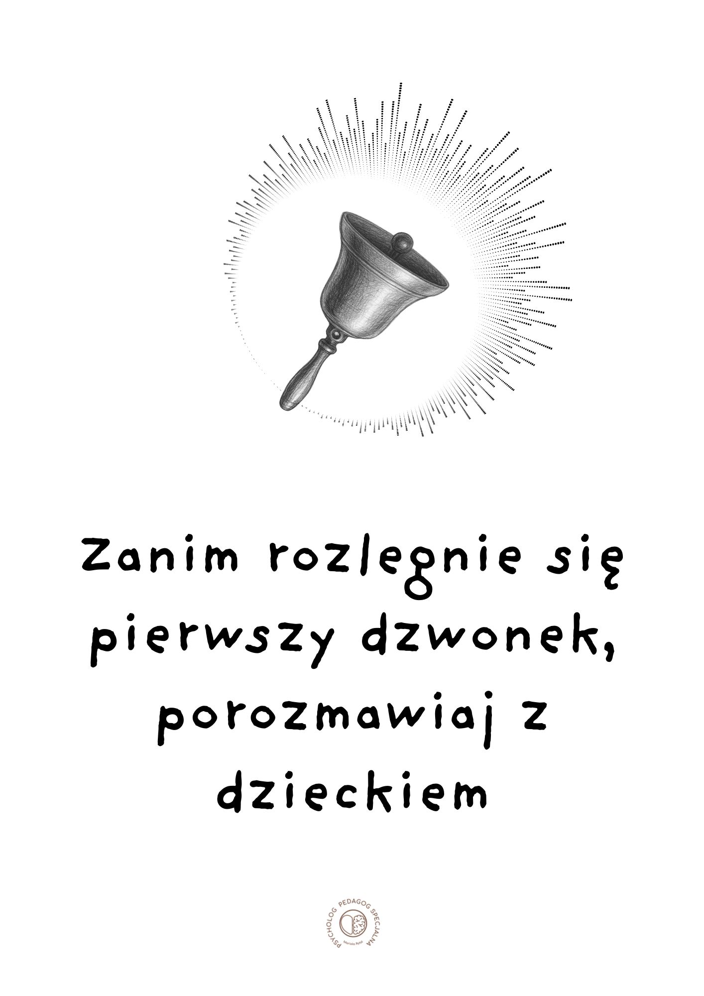 Zanim rozlegnie sie pierwszy dzwonek porozmawiaj z dzieckiem