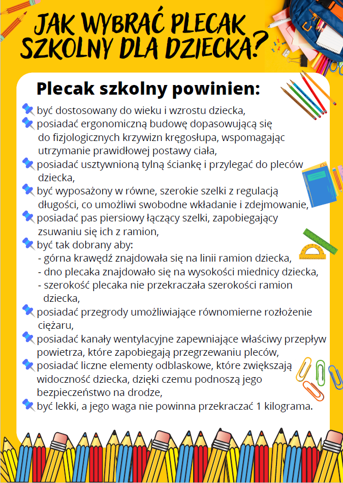 Jak wybrać plecak dla dziecka