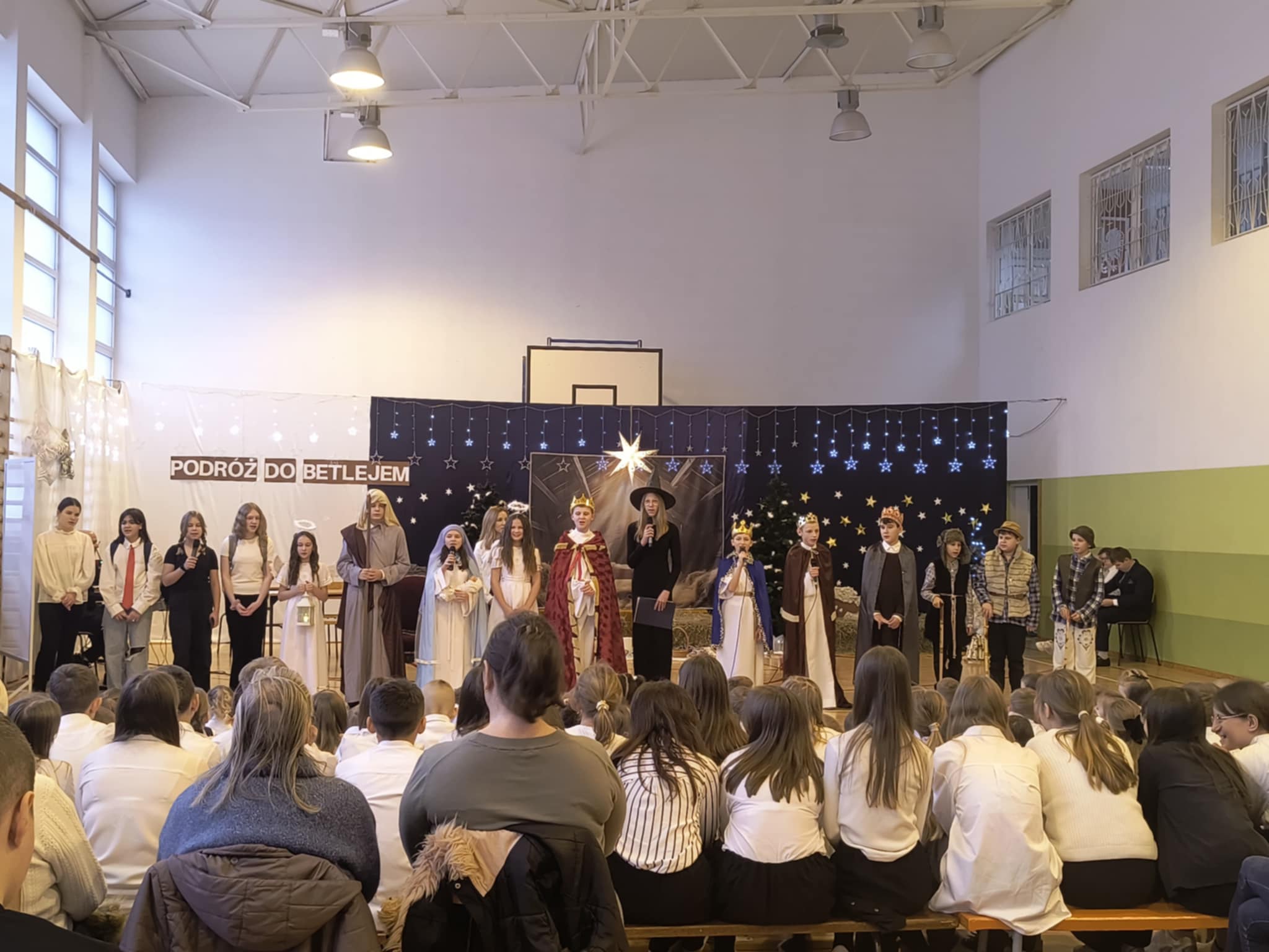 Obrazek z jasełek bożonarodzeniowych